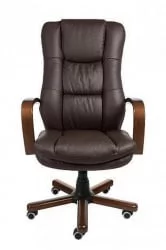 Кресло для руководителя AV 123 Шоколад на дереве