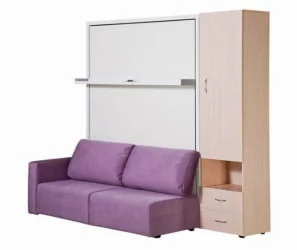 Кровать-трансформер Смарт 1 3-в-1 правый 1400 Ясень шимо темный