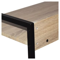 Стол на металлокаркасе BRABIX LOFT CD-003 Дуб натуральный