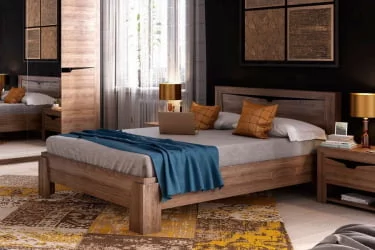 Кровать 180 на 200 Соренто 22 Дуб Стирлинг