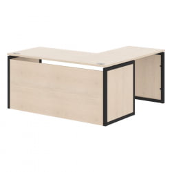 Угловой компьютерный стол XTEN-QP XQPCT 1615H L Бук Тиара Антрацит