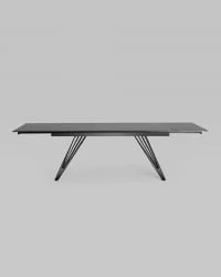 Обеденный стол раскладной Пандора 180-280 Черный мрамор