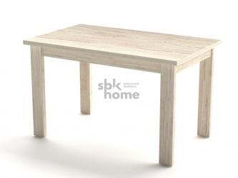 Стол обеденный , Техас (1250*750*750) Дуб галифакс белый, 70602 