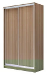 Двустворчатый гардеробный шкаф Хит-24-14-11 Ясень шимо темный