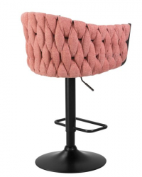 Стул барный DOBRIN LEON (розовая ткань (LAR 275-10)) 2 шт