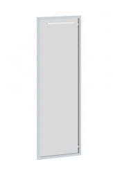 Дверь шкафа правая EDIS EDRG 42-1 R Бронза тонированная серая Белый