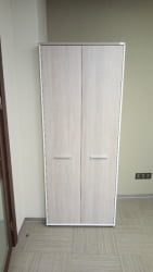 Шкаф для одежды 4 широкий, глубокий Deka 10.19.303 Дуб Сантана светлый/Белый