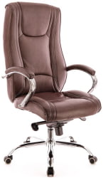 Кресло руководителя King M кожа Коричневый