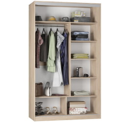 Шкаф-купе B-220х135х60-2(ДМ-D10D10)