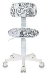 Кресло детское Бюрократ CH-W201NX/PS Белый