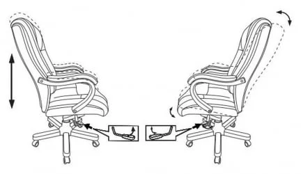 Кресло руководителя Бюрократ T-9925WALNUT Светло-коричневый