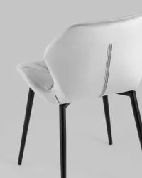 Стул Эдвин велюр Серый