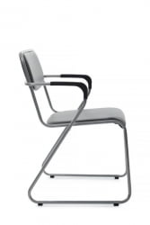 Кресло Nix Plus RCH OMKL-03 Серый/Металл окрашенный Хром