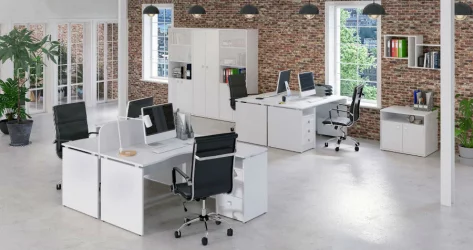 Набор мебели для персонала STYLE №1 Белый