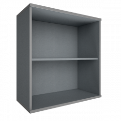 Стеллаж низкий широкий Riva А. СТ-3 Клен/Металлик