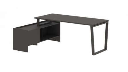 Стол с тумбой EDIS EVCT 19814 Мокко