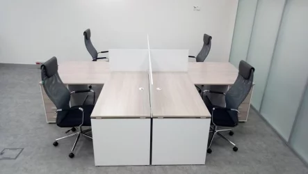 Тумба приставная Deka 9.05.10 Дуб Сантана светлый/Белый