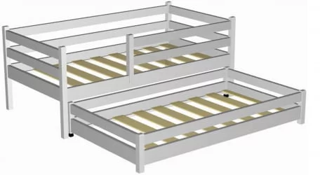 Детская кровать для девочки RooRoom VK-66с Серая