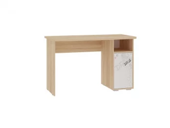 Стол письменный с тумбой Энерджи MDE-05 Дуб сонома Белый