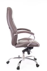 Кресло руководителя Kron M экокожа Коричневый