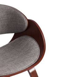Стул LANDO (mod.8036) дерево / ткань, 59х53х75 см, орех/серый, Aimcasa 28