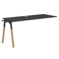 Рабочая станция Forta FIST 1567 Черный графит Дуб Гамильтон