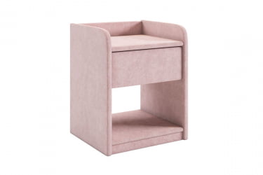 Тумба дизайнерская Аманда 2 TM-003.2 нежно-розовый (велюр)