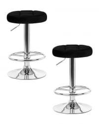 Табурет барный DOBRIN BRUNO (черный велюр (MJ9-101)) 2 шт