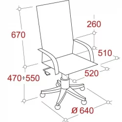 Кресло руководителя EChair-632 TR 470978 Коричневое