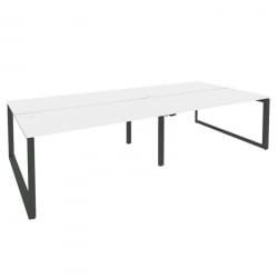 Рабочая станция на О-образном м/к ONIX O.MO-D.RS-4.4.7 Белый Бриллиант/Антрацит