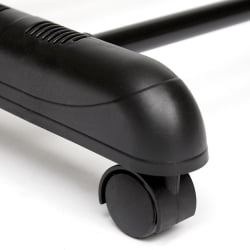 Вешалка на колёсиках NY-3294 металл, 84-125*43*102-167см, хром/черный