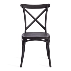 Дизайнерский стул CROSS (mod. PL24) пластик, 48 х 58 х 89 см, Black (черный) 05