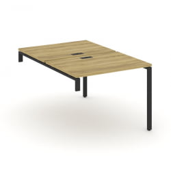 Двойной стол-надставка на опорную тумбу CONCEPT CN.DSN-001 Кобо Белый