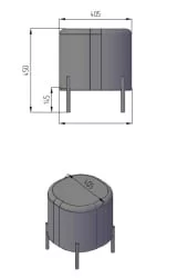 Пуф малый Gawaii Зеленый