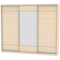 Шкаф-купе B-230х270х60-2(ДМ-D7D8D7)