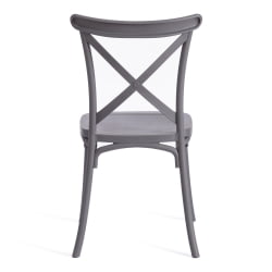 Стул CROSS (mod. PL24) пластик, 48 х 58 х 89 см, Dark-grey (темно-cерый) 15537