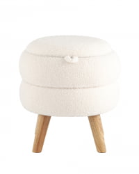 Пуф с ящиком Винни S Тедди белый