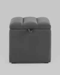 Банкетка Нильсон велюр Темно-серый