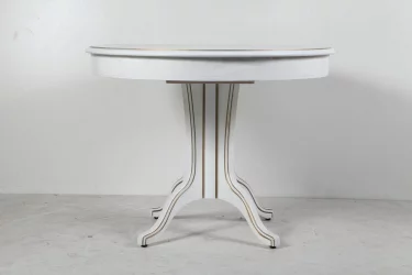 Стол деревянный Орион-5 (d1100) тон 1 с золотой патиной