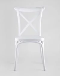 Стул пластиковый Кроссбэк Белый
