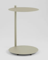 Журнальный столик Siara металл оливковый