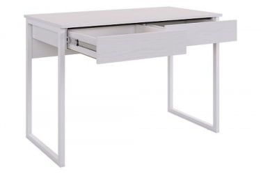 Стол Юниор SMU-01 белое дерево/белый муар