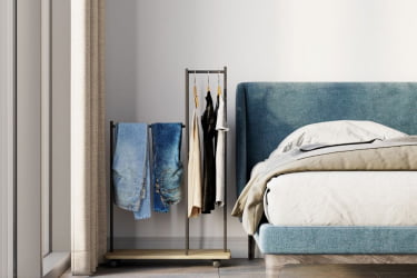 Вешалка на колёсиках Стик Дуб сонома