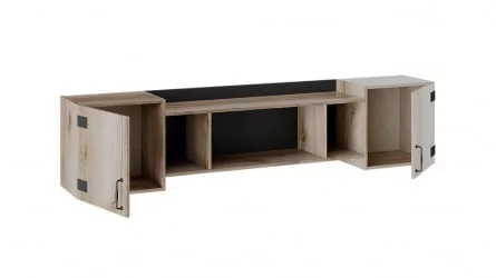 Детский шкаф для игрушек Окланд ТД-324.12.21 Фон Черный/Дуб Делано