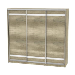 Шкаф-купе B-230х235х60-3(ДКМ-D9D9D9)