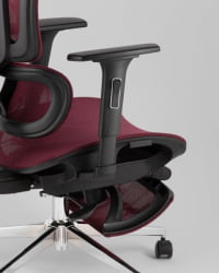 Кресло офисное TopChairs Nimbus бордовый