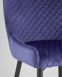 Стул мягкий Ститч Синий