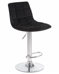 Стул барный ДОБРИН ТАИЛОР Черный велюр МДЖ9-101 / DOBRIN TAILOR MJ9-101