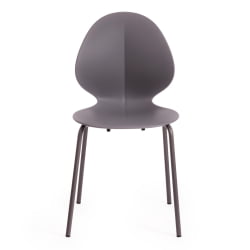 Стул EBAY (mod 03) металл/пластик, 52x46x83.5, серый