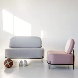 Диван Gawaii 2-х мест Светл серый